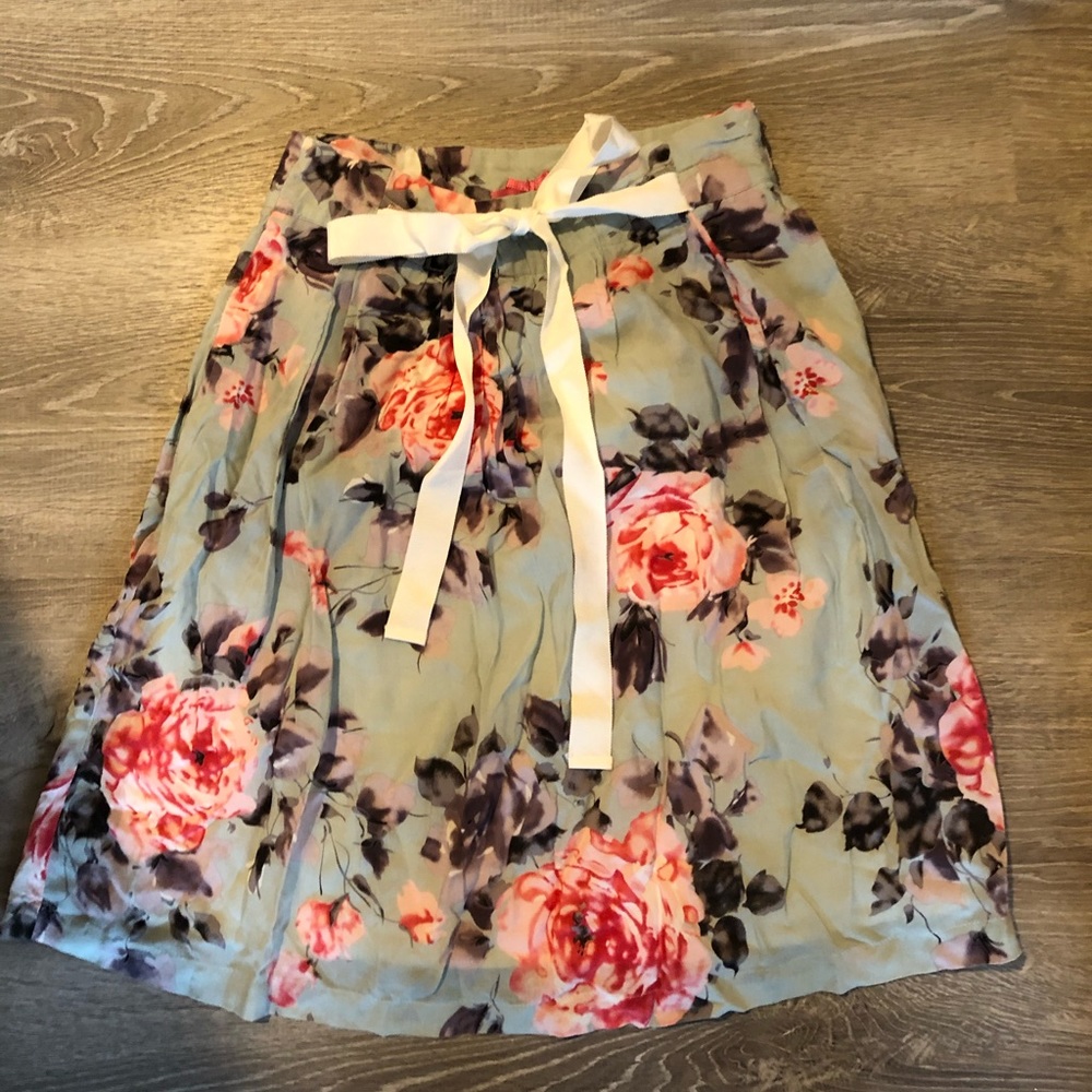 SOLD new floral skirt